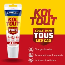 Colle Cyanolit Koltout transparente en tube 125 ml