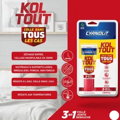 Colle Cyanolit Koltout transparent 50 ml