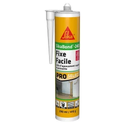Colle d'agencement rapide Sikabond 240 410gr blanc