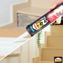 Colle de fixation Pattex Ni clou ni vis tous matériaux blanc 460g