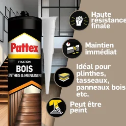 Colle de fixation plinthe Pattex 380g
