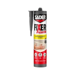 Colle de fixation Sader Fixer Sans Percer Aménagement intérieur 280ml