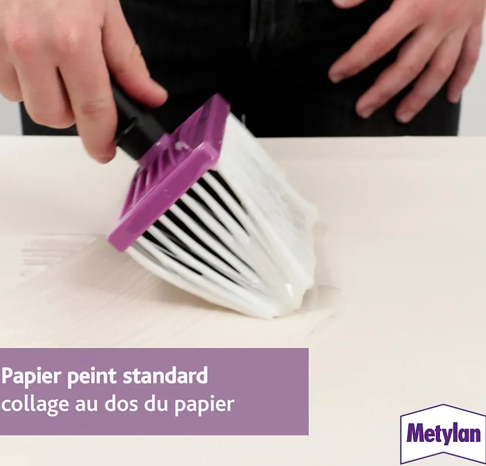 Colle en poudre - adaptée pour tout papiers peints - surface de couverture 35 m² - Metylan 1692620