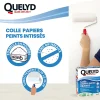 Colle en poudre - adaptée pour tout papiers peints intissés - surface de couverture 32 m² - Quelyd 30621359