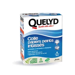 Colle en poudre - adaptée pour tout papiers peints intissés - surface de couverture 32 m² - Quelyd 30621359