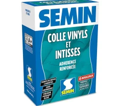 Colle en Poudre pour Papiers Peints Vinyls et Intissés Semin, Boite de 300 g