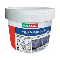 Colle et joint carrelage mur intérieur Parexlanko blanc 12kg