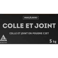 Colle et joint en poudre 5 kg blanc Parexlanko