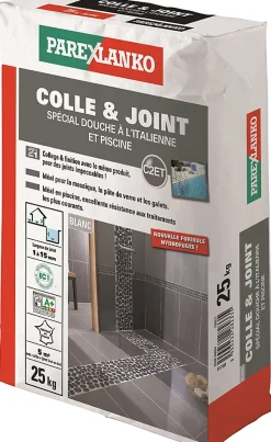 Colle et joint spéciale douche italienne Parexlanko 25 kg