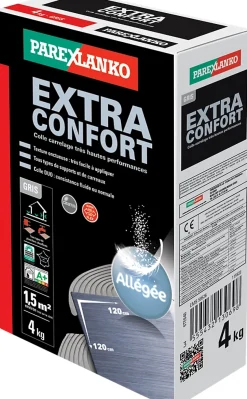 Colle extra confort 4 kg Parexlanko mur et sol