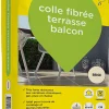 Colle fibrée terrasse balcon beige Weber 25kg