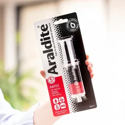 Colle haute performance epoxy à prise rapide Araldite matériaux 24 ml