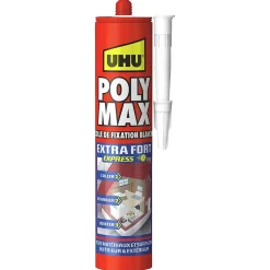 Colle mastic extra forte express UHU blanc 425g