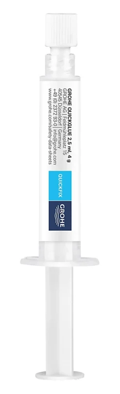Colle multi-supports en seringue 25 ml pour accessoires muraux de salle de bains et WC, Grohe Quickglue