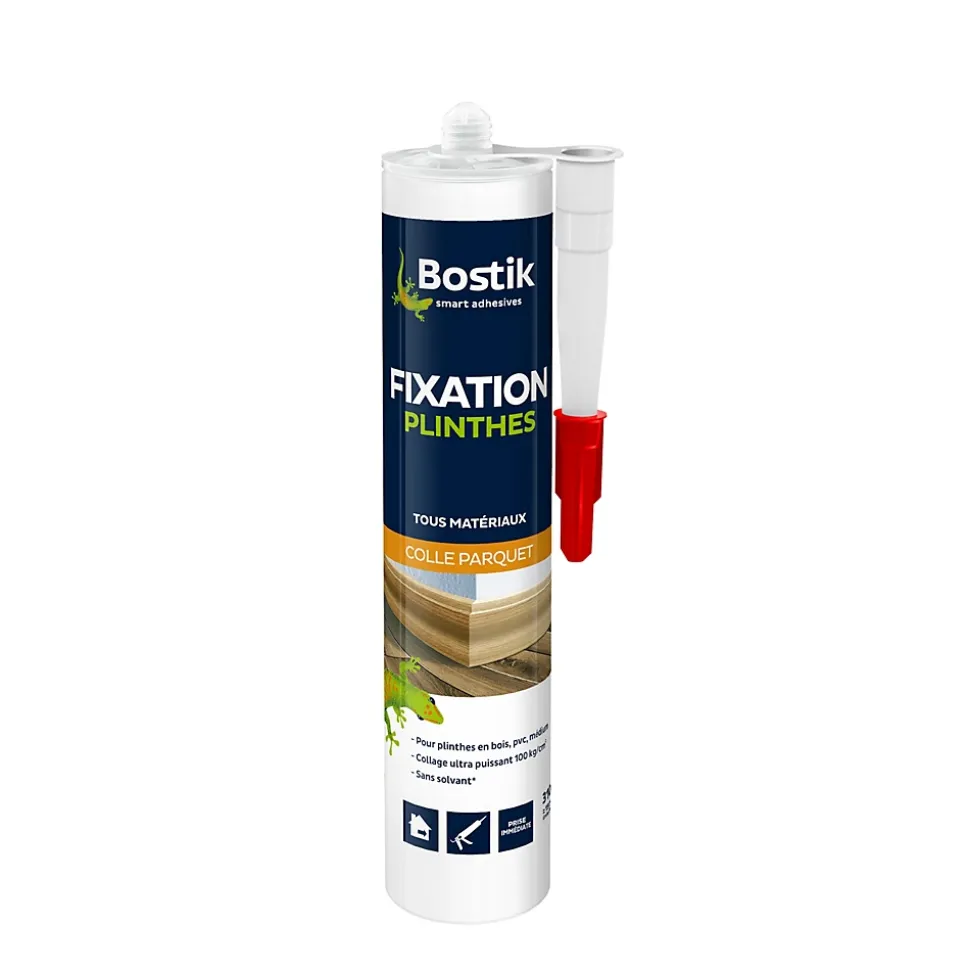 Colle Parquets Bostik Fixation Plinthes Cartouche 310 ml