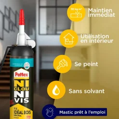 Colle Pattex Ni Clou Ni Vis extra fort et rapide cartouche 200g