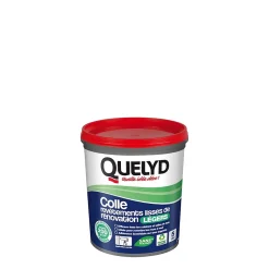 Colle pour revêtements lisses de rénovations légers (jusqu'à 200g/m²) Quelyd pâte 1kg