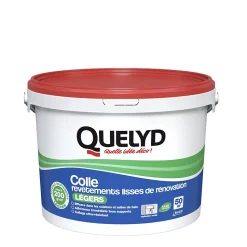 Colle pour revêtements lisses de rénovations légers (jusqu'à 200g/m²) Quelyd pâte 10kg