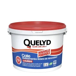 Colle pour revêtements lisses de rénovations lourds (jusqu'à 750g/m²) Quelyd pâte 10kg
