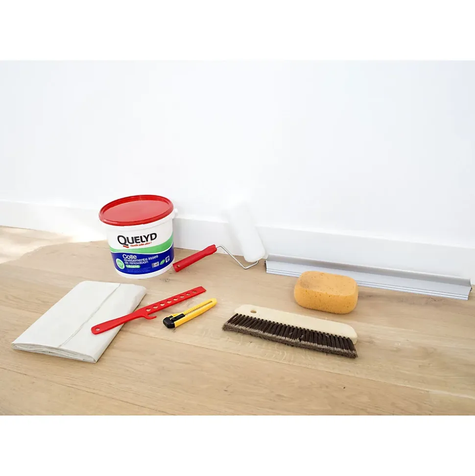 Colle pour revêtements lisses de rénovations légers (jusqu'à 200g/m²) Quelyd pâte 5kg