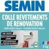 Colle Revêtements de Rénovation Lisse en Pâte Semin, Prête à l'Emploi, Intérieur, Seau de 5 kg