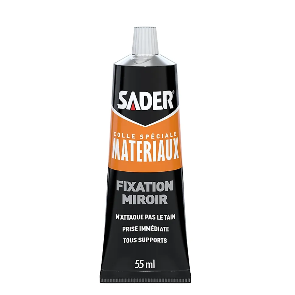 Colle Sader pour Miroir Tube 55 ml Blanc