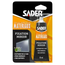 Colle Sader pour Miroir Tube 55 ml Blanc