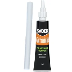 Colle Sader pour Plastique Souple Tube 12 ml