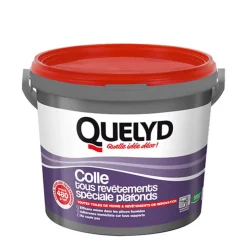 Colle spéciale plafonds - toile de verre et revêtements de rénovation Quelyd pâte 6kg
