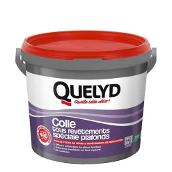 Colle spéciale plafonds - toile de verre et revêtements de rénovation Quelyd pâte 6kg
