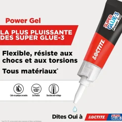 Colle Superglue-3 Power Gel Loctite 3g