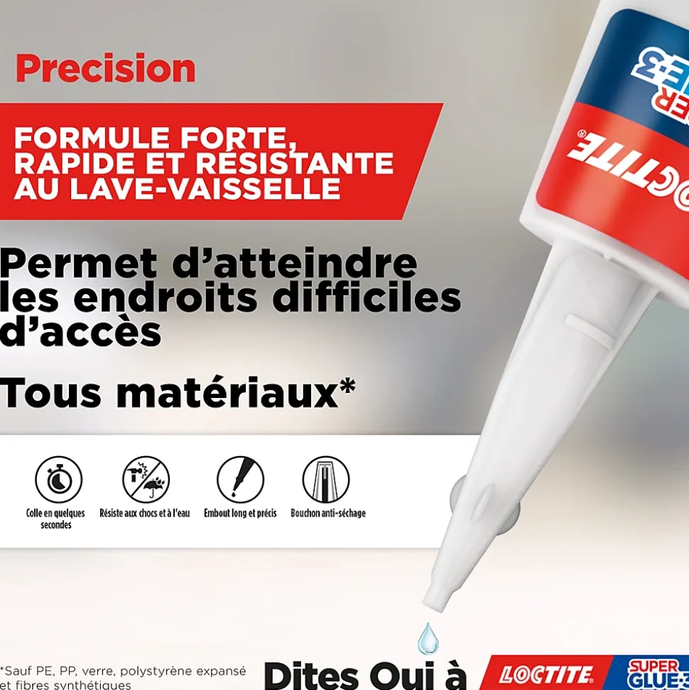 Colle Superglue-3 Précision Max Loctite 10g