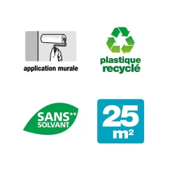 Colle toile de verre Quelyd pâte avec indicateur coloré 5kg