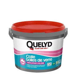 Colle toile de verre Quelyd pâte avec indicateur coloré 5kg