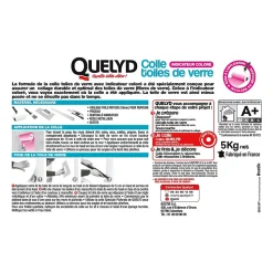 Colle toile de verre Quelyd pâte avec indicateur coloré 5kg