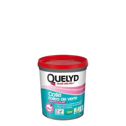 Colle toile de verre Quelyd pâte avec indicateur coloré 1kg
