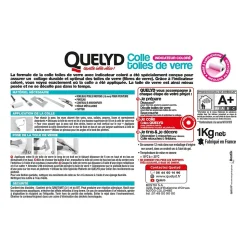 Colle toile de verre Quelyd pâte avec indicateur coloré 1kg