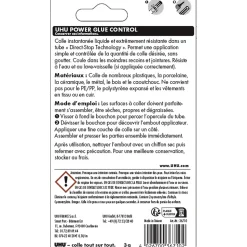 Colle UHU Power glue format liquide 3 grammes