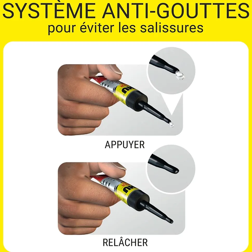 Colle UHU Power glue format liquide 3 grammes