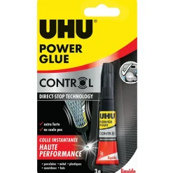 Colle UHU Power glue format liquide 3 grammes