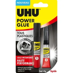 Colle UHU Power glue tous plastiques format gel