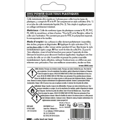 Colle UHU Power glue tous plastiques format gel