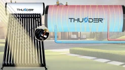 Collecteur pressurisé avec réservoir Thunder 150L 1 pièce.