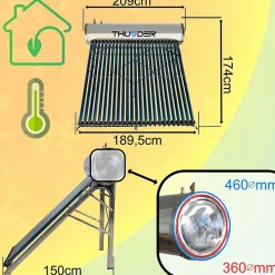 Collecteur pressurisé Thunder avec réservoir 250L 1 pièce.