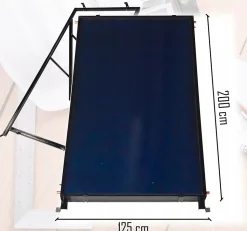 Collecteur solaire Thunder plat 2,5m 1 pièce.