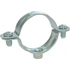 Collier de fixation simple pour tube Ø40 mm, lot de 2