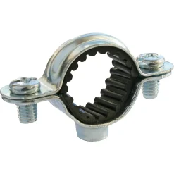 Collier de fixation simple isophonique pour tube cuivre Ø18 mm, lot de 2