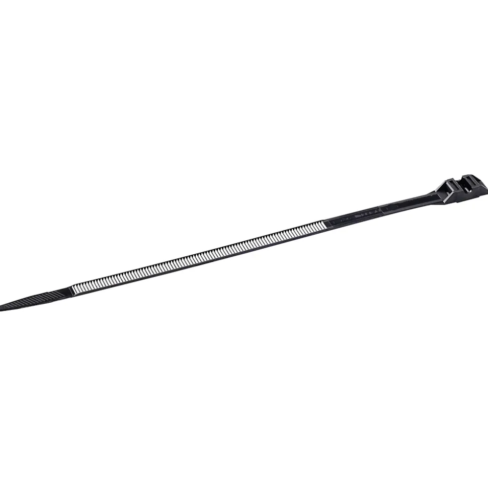Collier de serrage en nylon Schneider Electric 9 x 370 mm noir, lot de 100