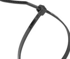 Colliers de fixation en nylon. Noirs. 7,6x550 - 50pces