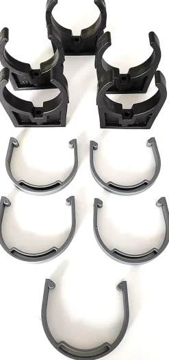 Colliers PVC de fixation à clip fermé PVC 63mm (Lot de 5) de fixation à clip fermé PVC 63mm (Lot de 5)